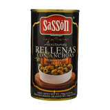 SASSON ACEITUNAS RELLENAS ANCHOA LATA 350g
