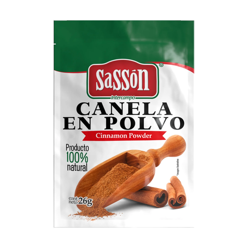 SASSON CANELA EN POLVO SOBRE 26g