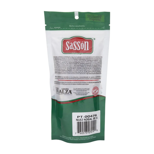 SASSON NUEZ DE NOGAL VERDE BOLSA 80g