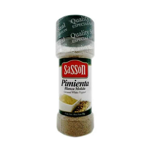 SASSON PIMIENTA BLANCA MOLIDA FRASCO 50g