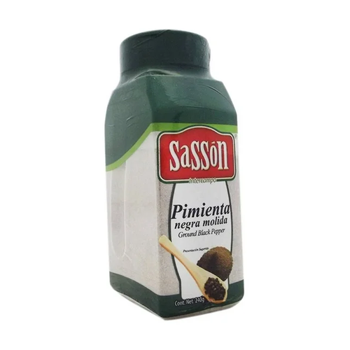 SASSON PIMIENTA NEGRA MOLIDA BOTE 240g