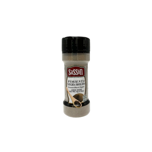 SASSON PIMIENTA NEGRA MOLIDA FRASCO 55g