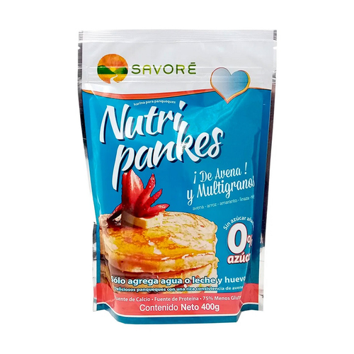 SAVOR╔ NUTRIPANKES 0% AZUCAR 400g