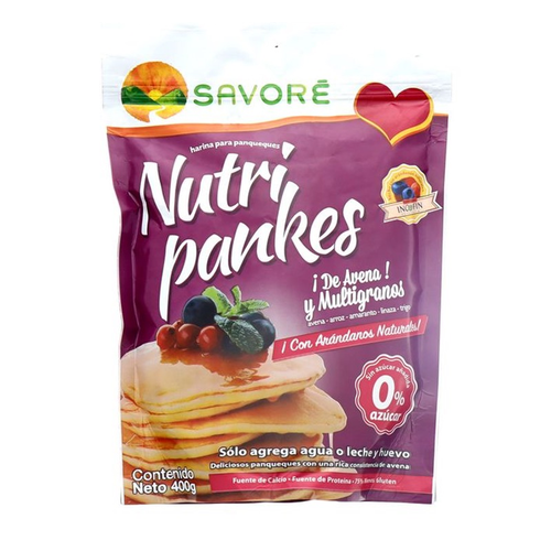 SAVOR╔ NUTRIPANKES ARANDANOS AVENA Y MULTIGRANOS 400g