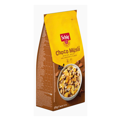 SCHAR MUESLI CHOCO GLUTEN FREE BOL 375g
