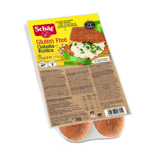 SCHAR PAN CIABATTA RUSTICA GLUTEN FREE 200g