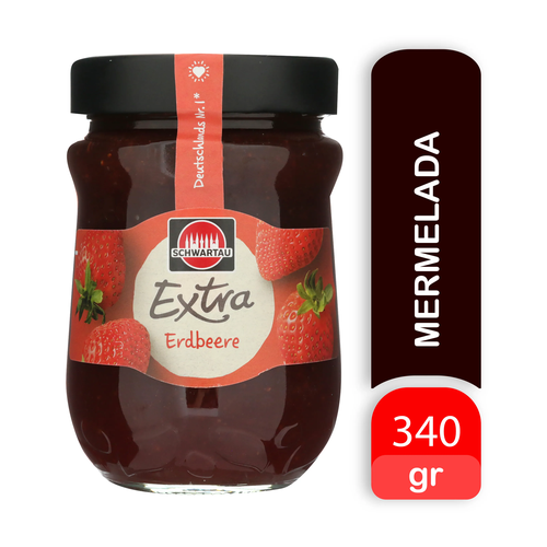 SCHWARTAU MERMELADA DE FRESA 340g
