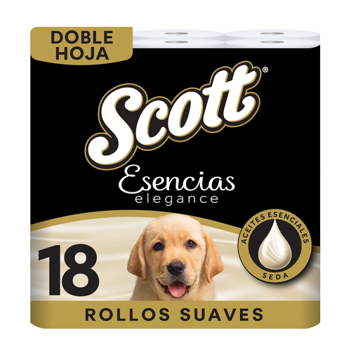 SCOTT PAPEL HIGIENICO ESENCIAS 18 UNIDAD
