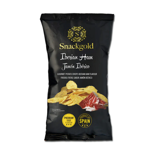 SNACKGOLD PAPALINAS JAMON IBERICO 125g