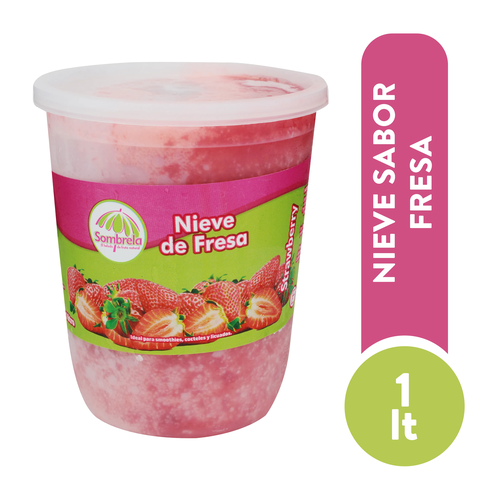 SOMBRELA NIEVE FRESA 1/1 LT