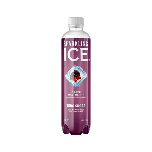 SPARKLING ICE AGUA SABORIZADA GRAPE RASPBERRY BOTELLA 17 OZ
