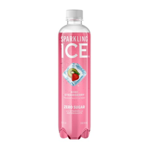 SPARKLING ICE AGUA SABORIZADA KIWI STRAWBERRY BOTELLA 17 OZ