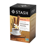 STASH TE CINNAMON VANILLA 18 UNIDAD
