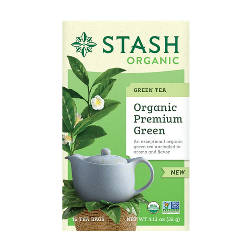 STASH TE ORGANIC PREMIUM GREEN TEA 16 UNIDAD