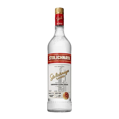 STOLICHNAYA VODKA BOTELLA+200ML STOLICH 750ml