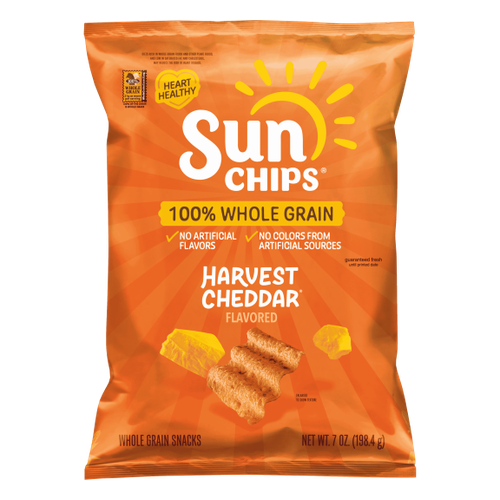 SUN CHIPS BOQUITAS HARVEST CHEDDAR 2 OZ