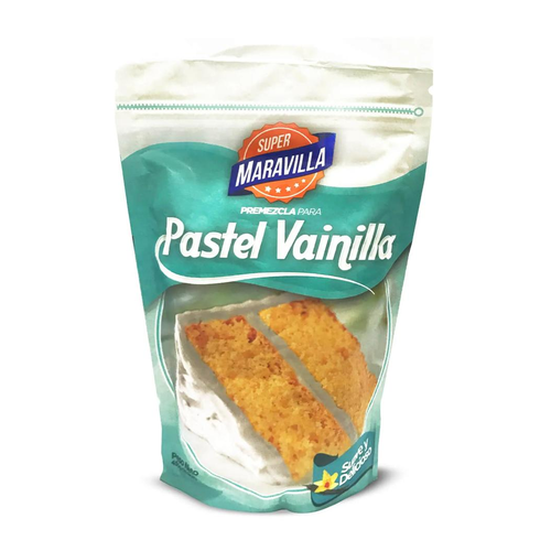 SUPER MARAVILLA HARINA P/PASTEL PREMEZCLA VAINILLA BOLSA 450g