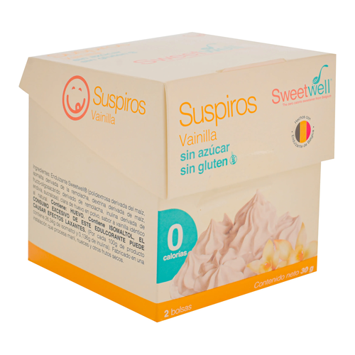 SWEET WELL SUSPIROS SUSPIROS VAINILLA CAJA SIN AZUCAR 30g
