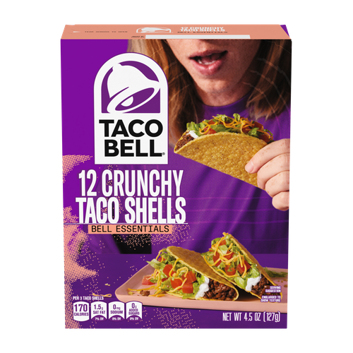TACO BELL TACOS CRUNCHY TACO SHELLS 127g