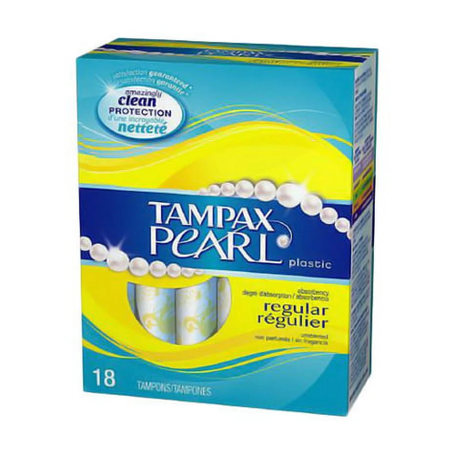 TAMPAX TAMPONES PEARL REGULAR 18 UNIDAD