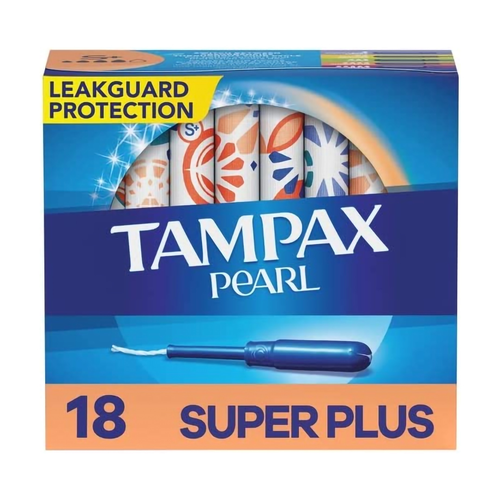 TAMPAX TAMPONES PEARL SUPER PLUS 18 UNIDAD