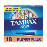 TAMPAX TAMPONES PEARL SUPER PLUS 18 UNIDAD