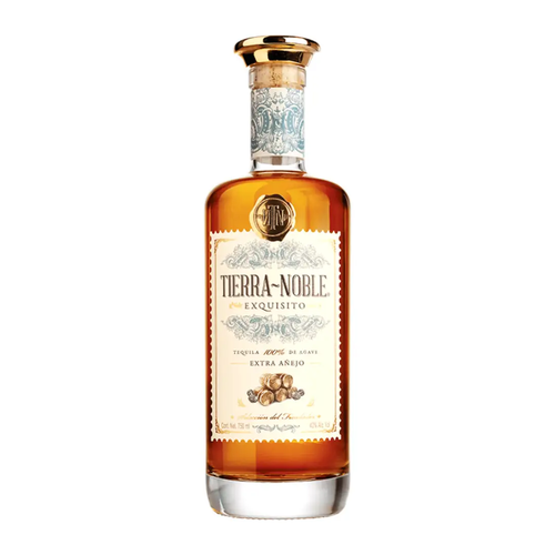 TIERRA NOBLE TEQUILA AÐEJO 100% AGAVE OSCURO BOTELLA 750ml