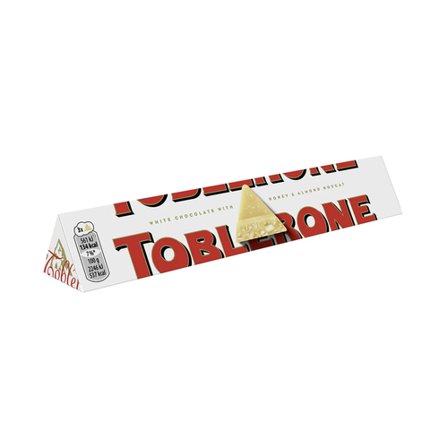 TOBLERONE CHOCOLATE WHITE 100g