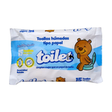 TOILET TOALLAS HUMEDAS 100 UNIDAD