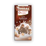 TORRAS CHOCOLATE BARRA LECHE Y AVELLANAS 75g