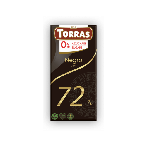 TORRAS CHOCOLATE NEGRO 72% 75g