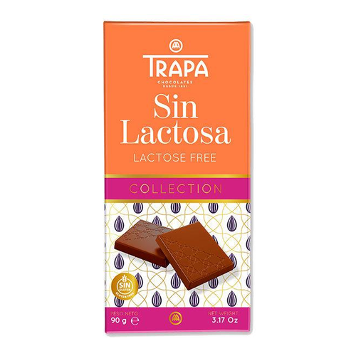 TRAPA TABLETA DE CHOCOLATE SIN LACTOSA 90g