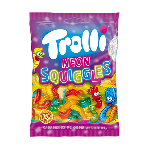 TROLLI GOMITAS NEON SQUIGGLES 100g