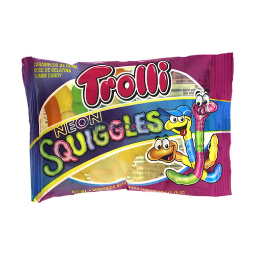 TROLLI GOMITAS NEON SQUIGGLES 50g