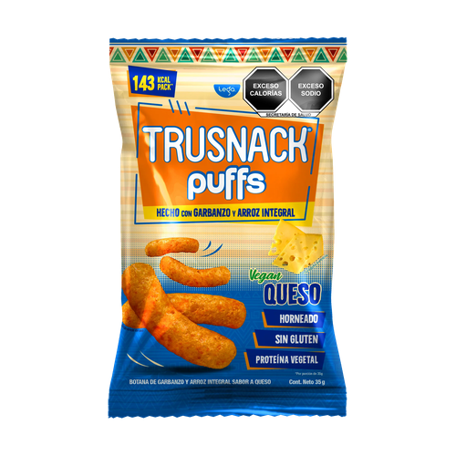 TRUSNACK PUFFS QUESO 180g