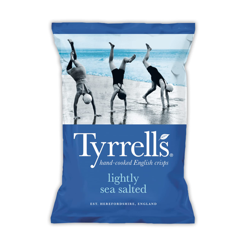 TYRRELLS PAPALINAS LIGHTLY SEA SALTED 150g