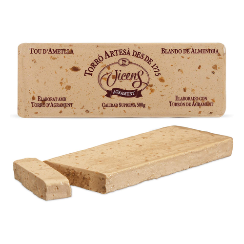 VICENS TURRON BLANDO DE ALMENDRA 80g
