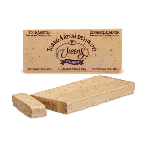 VICENS TURRON DURO DE ALMENDRA 80g