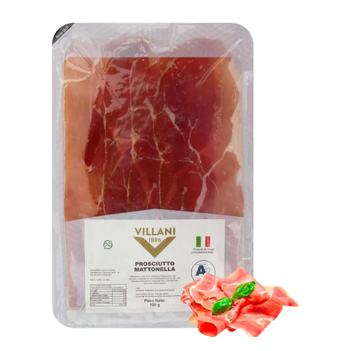 VILLANI JAMON PROSCIUTTO MATTONELLA PAQ 100g