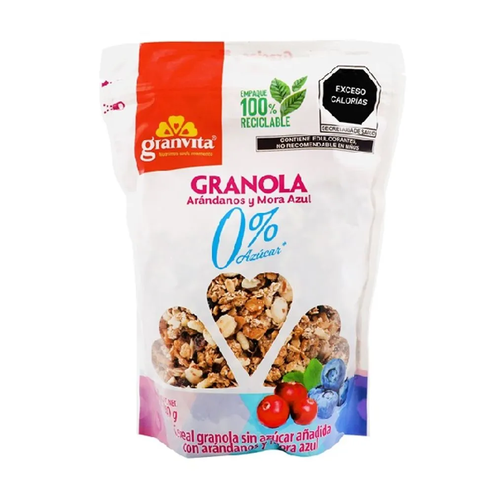 VITANOVA GRANOLA CON ALMENDRAS Y ARANDANOS 340g