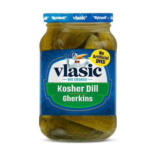 VLASIC PEPINILLOS KOSHER DILL GHERKINGS 473ml