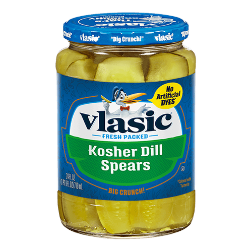 VLASIC PEPINILLOS KOSHER DILL SPEARS 473ml