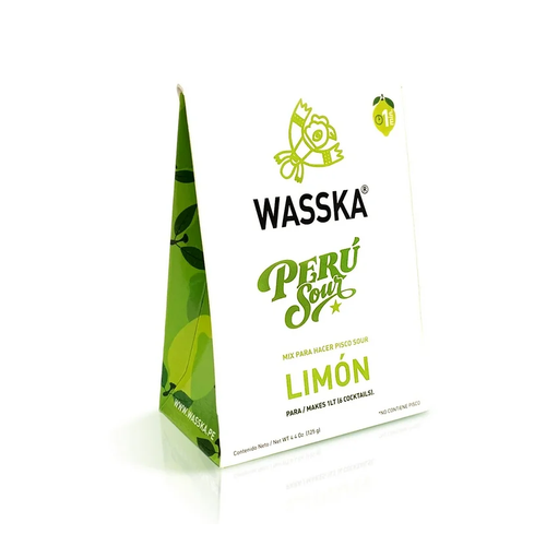 WASSKA REFRESCO LIMON, MARAACUYA, TRIPACK 375g