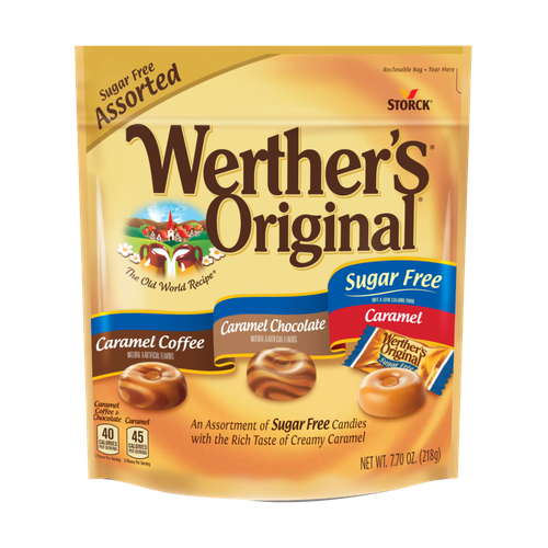 WERTHERS CARAMELOS DUROS ORIGINAL SUGAR FREE BOLSA 70g