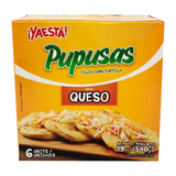 YA ESTA PUPUSAS QUESO 6 UNDS 540g