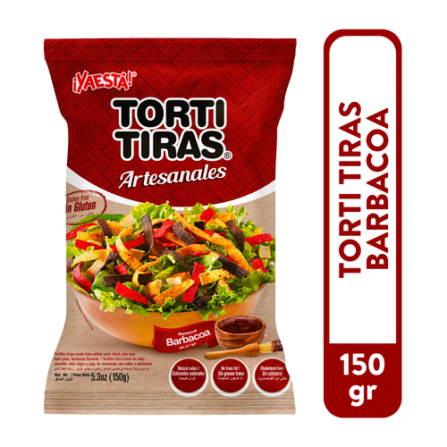 YA ESTA TORTITIRAS ARTESANALES BARBACOA 150g