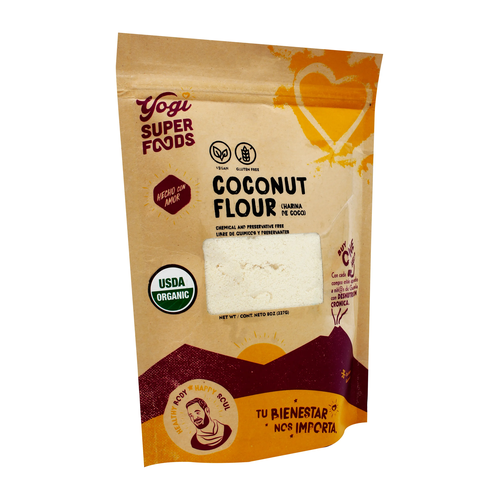 YOGI SUPERFOODS HARINA DE COCO 227g
