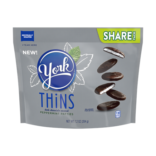 YORK CHOCOLATE BOLSA PPERMINT PATTIES 7 OZ
